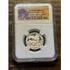 Image 1 : NGC 2010 S Clad Yellowstone N.P. PF 70 Ultra Cameo Wyoming State Quarter 
