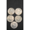 Image 1 : Assorted Years 40% Silver Kennedy Half Dollars - Face Value: $2.50