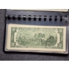 Image 15 : Incredible Currency Album Filled W/ $1 & $5 Silver Certificates inc. Star Notes, Red Seals & More!