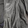 Image 6 : Harley-Davidson FXRG Black Leather Waterproof Riding Jacket With Removable Back Armor Pad