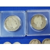 Image 2 : x6 U.S. Barber Coins: Half Dollars, Quarters, Dimes