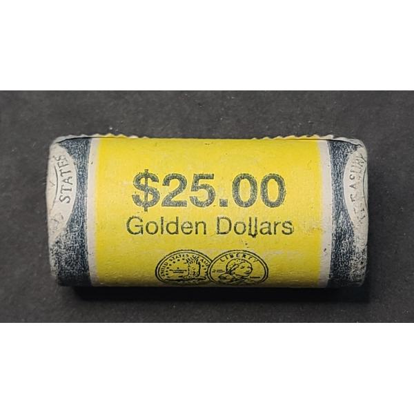 SEALED $25 U.S Mint Roll Of Year 2000 Sacagawea Dollar Coins - Face Value: $25.00