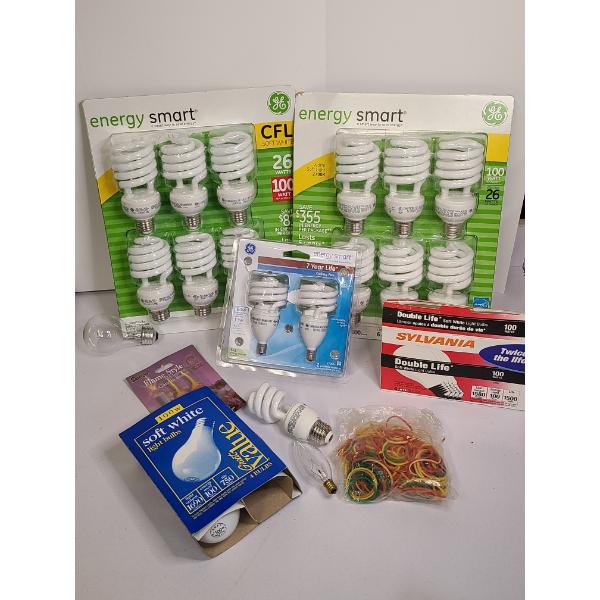 Lot of tons of light bulbs - Energy Smart 6 pack (2) NIB - Soft white 3 total - Loose Bulbs 