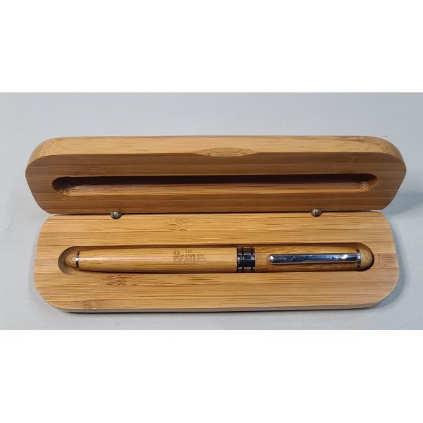 Collectible Wooden "The Beatles" Pen In Wooden Display Box 