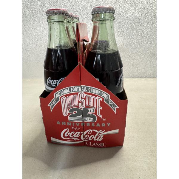 6 Pack Of Ohio State Coca-Cola 25th Anniversary Championship