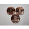 Image 1 : 3 - Twin Towers 9-11" We Shall Never Forget" - .999 Fine Copper 1 AVDP Ounce Coins - Mint Cond. 
