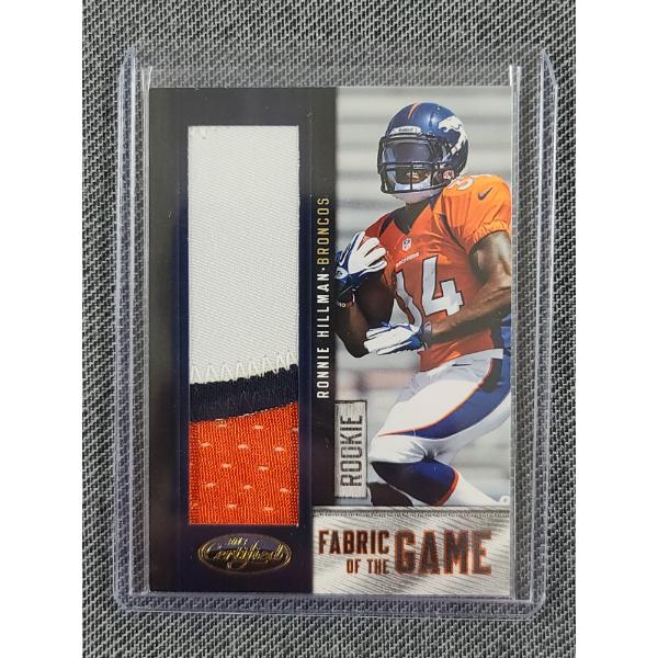 2012 Panini Ronnie Hillman No.29 Rookie Patch Trading Card NUMBERED 34/49