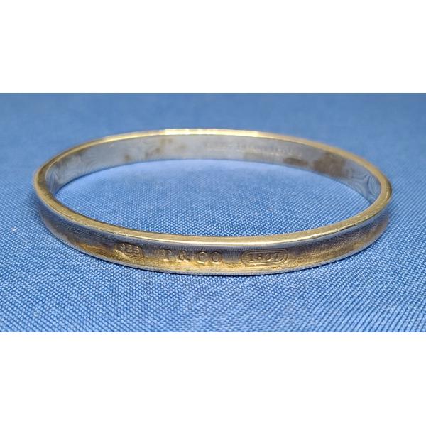 Tiffany & Co. 1997 Sterling Silver Bangle Bracelet - Weight: 30.0g