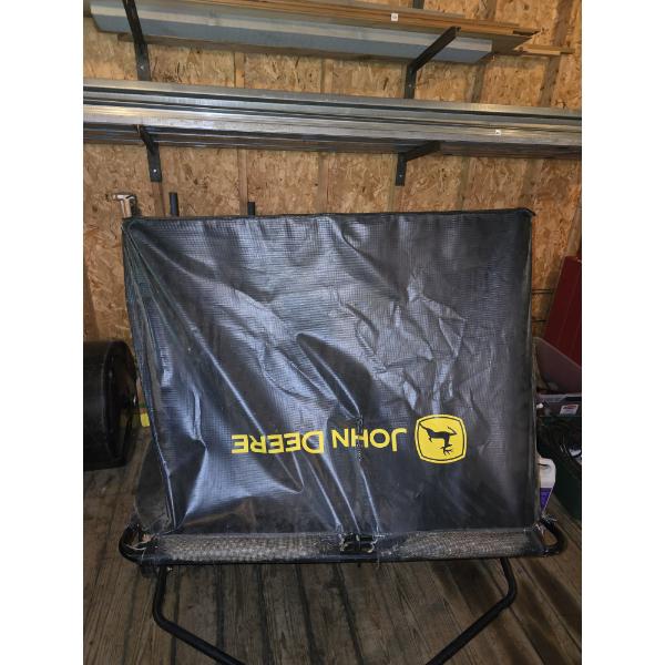John Deere Lawn Sweeper with Hitch for Riding Mower