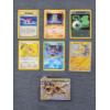 Image 1 : Seven Assorted Pokemon Trading Cards Including 1st Edition Rocket Set, Reverse Holo & Break Holo