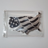 Image 1 : 5 Ounce .999 Fine Silver USA Shaped Wavy Flag Bar - Elemental Mint