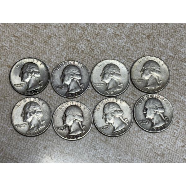 90% Silver U.S. Quarters - FV $2.00 - Various Years