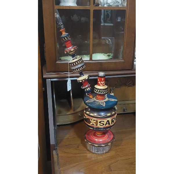 Vintage Ornate Sarajevo Hookah As Shown - Complete and Intact - Very Decorative Workmanship