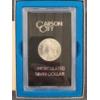 Image 2 : 1882-CC Morgan Silver Dollar Encapsulated - Beautiful Carson City Silver Dollar