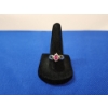 Image 7 : Gorgeous 14K Gold Ring with Marquise Ruby-Colored Stone - Size 8 - 2.4g