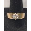 Image 3 : 14K Gold Engagement Ring With 1.00ct Round Brilliant Cut Diamond With GIA Paperwork - Weight: 6.4g