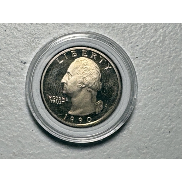 1990-S Proof Washington Quarter