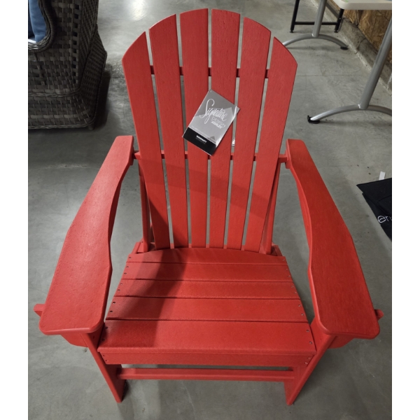 New Without Box- Red Adirondack Chair 37.5'' x 28''