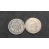 Image 2 : (1) 1899 & (1) 1903 90% Silver Barber Dimes 