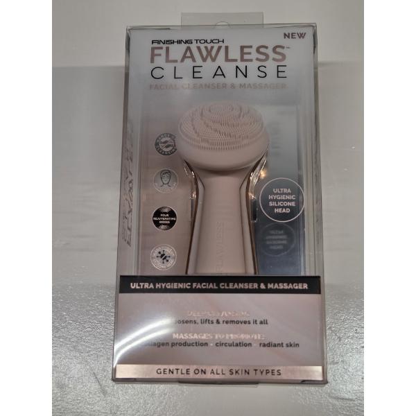 Rechargable! New In Box- Finishing Touch Flawless Cleanse All Skin Type Facial Massager/Cleaner 