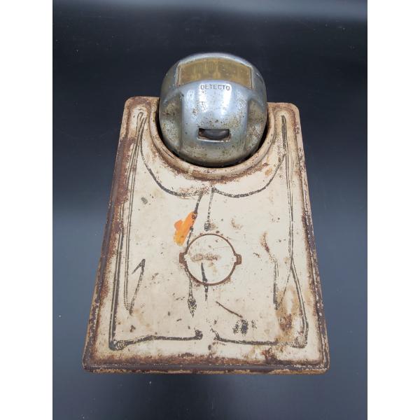 Detecto Vintage Metal Bathroom Scale - Unknown Working Condition
