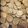 Image 7 : Approx. $2.00 Face Value of Unsearched Assorted Years Lincoln Memorial Cents 