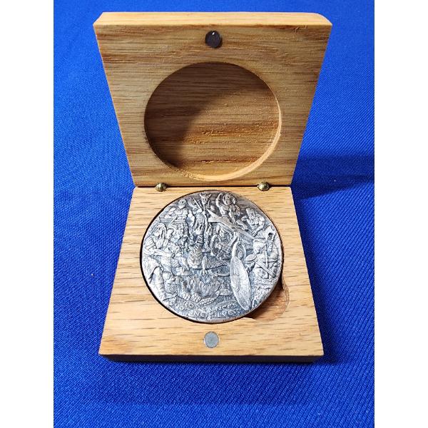 5 Troy oz .999 Fine Silver Monarch Baby Dragon V Vikings Fantasy Silver Round, Ultra High Relief 