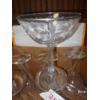Image 2 : Vintage Box Lot - Etched Crystal Goblets - Nice Lot