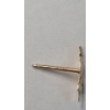 Image 3 : 14K Single Owl Stud Earring & 14K Fancy Link 7" Bracelet - Total Weight: 1.3g