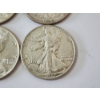 Image 4 : Four Assorted Years 90% Silver Walking Liberty Half Dollars - FV: $2.00