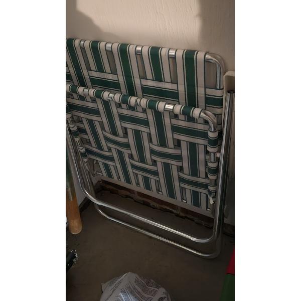 PICKUP IN NORTHFIELD - Folding Aluminum & Nylon Chair - See Pics 