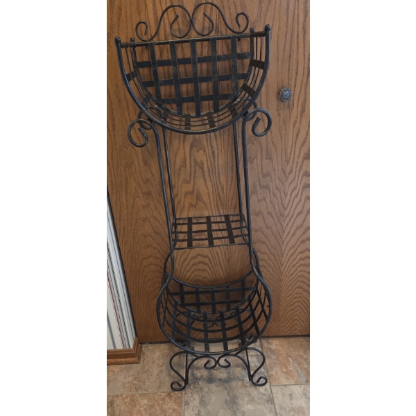 Louisville Home Pickup - Metal Rack / Stand As Shown - 13 x 9 x 42 Tall - Nice Piece
