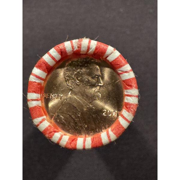 Super Rare 2025-P Federal Reserve Roll of 2025 Lincoln Pennies - 50 Cents - Mint - The Last Penny
