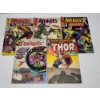 Image 1 : Five Assorted Marvel Comics Including Avengers, Fantastic Four & Thor Dating Back to 1960's!