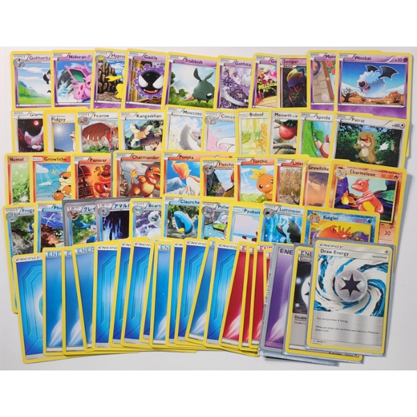50 Assorted Vintage Pokemon Trading Cards ~ Variety of Sets & Conditions! 