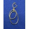 Image 4 : 14K Gold Earrings, 2 Pairs of Hoop/Dangle Plus 1 Loose Earring, TW 8.8g