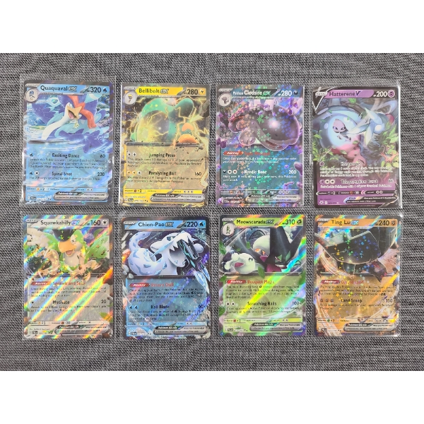 Lot of 8 Assorted Near Mint English Pokemon Rare & Holo Trading Cards FT. HattereneV