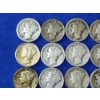 Image 2 : Lot of 20 Assorted Years Silver Mercury Dimes - 90% U.S. Silver - Face Value $2.00