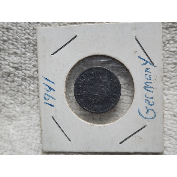 1941 German 5 Pfennig - Nazi Era