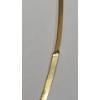 Image 3 : 10K Yellow Gold 18" Herringbone Necklace (Has Snag) - Total Weight: 2.9g
