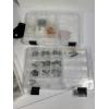 Image 5 : Plano Tackle Box Carrying Case with 3 boxes of Fishing Lures, Hooks, Etc - In Great Shape!