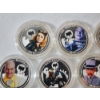 Image 2 : 10 Assorted BATMAN DC Comics Colorized Collectible Coins in Capsules