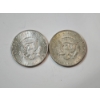 Image 2 : Two 1964 90% Silver Kennedy Half Dollars FV: $1.00