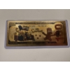 Image 2 : Rare Maggie Simpson Gold Foil .999999 - 24K Gold Note In Protective Holder - Mint Condition