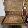 Image 5 : Vintage Grand Rapids Traditional Wooden Pedestal Chapel Lectern with Embedded Wheat/Buffalo Pennies