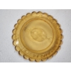 Image 3 : Vintage Alpha Delta State Amber Glass Cup Plate 