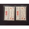 Image 2 : 2 - Vintage Coca-Cola Santa Claus Advertising Trading Cards - Mint Condition