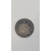 Image 2 : ANACS AU 50 1859 Seated Liberty 90% Silver Half Dime In Vintage ANACS Soapbox Slab