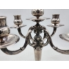 Image 3 : Incredible Sterling Silver 5-Arm Candelabra - Total Weight: 5.4lbs