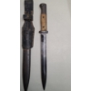 Image 1 : 1943 World War II German Berg & Co. K98 III Bayonet For Mauser Rifle With Scabbard 